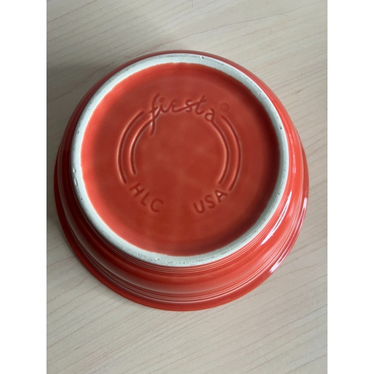 Fiesta Serving Bowl Persimmon Orange Post 86 HLC USA Homer Laughlin Retired 8.5"