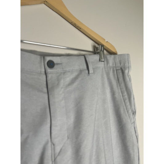 Tommy Bahama On Par Flat Front Pants Mens 38x30 Gray Performance Golf Stretch
