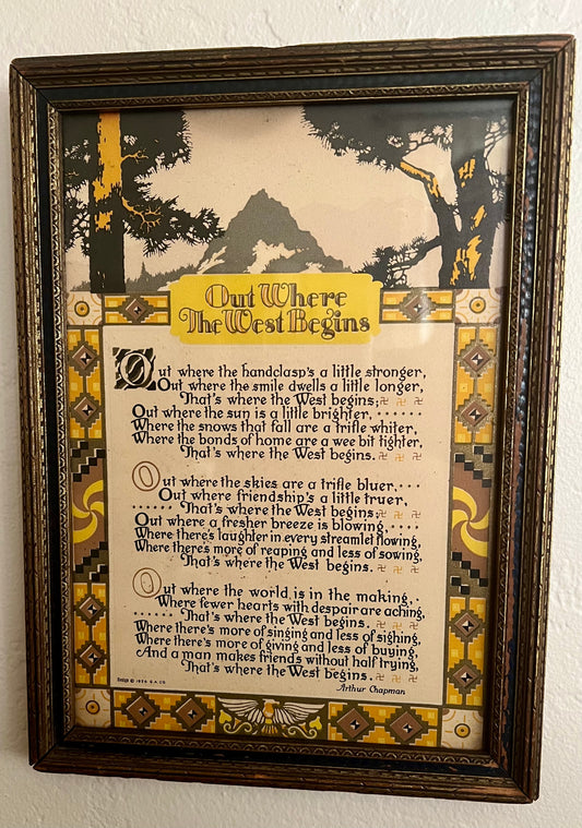 Out Where The West Begins