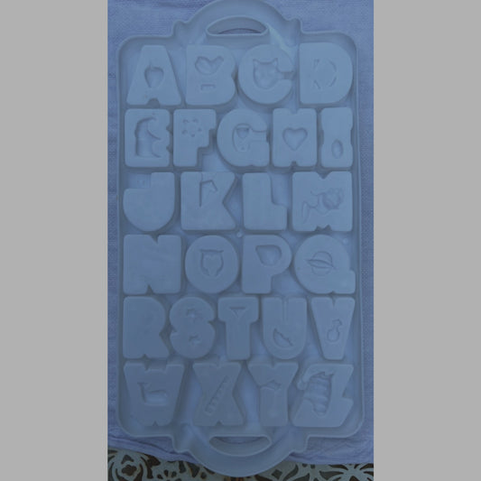 Easy as ABC Gelatin Mold New Sealed Giftco Inc Alphabet Letters Dishwasher Safe