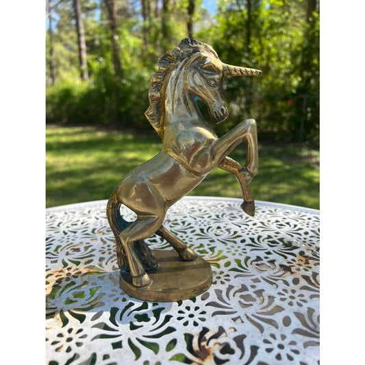 Vintage Brass Unicorn