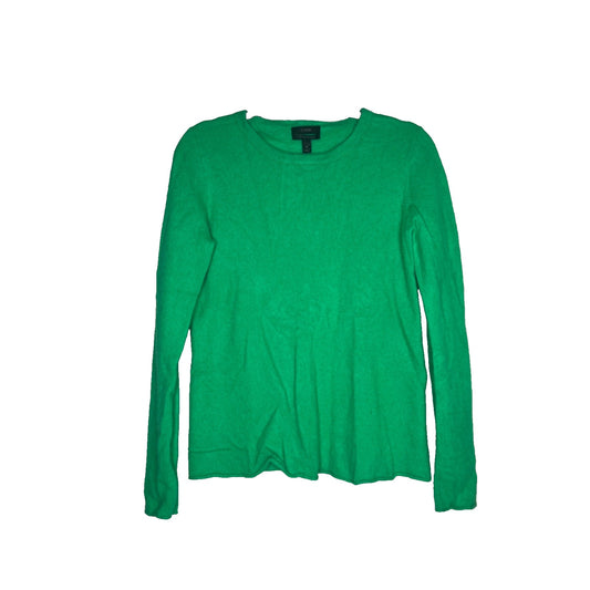 Women's J. Crew 100% Cashmere Sweater XL Fuschia Quiet Luxury Winter Office Soft