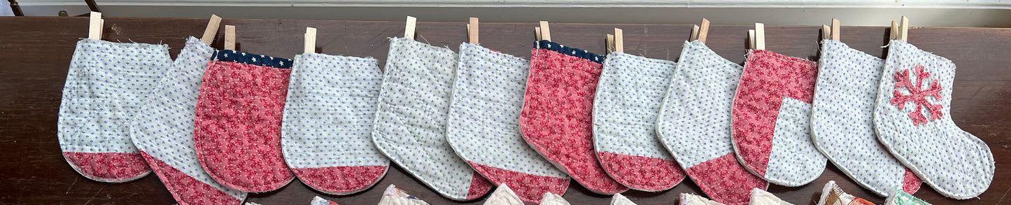 12 Days of Christmas Mitten or stocking garland