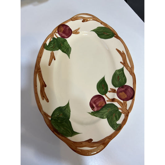 Franciscan Apple 14" Oval Serving Platter Plate Vintage Made in England