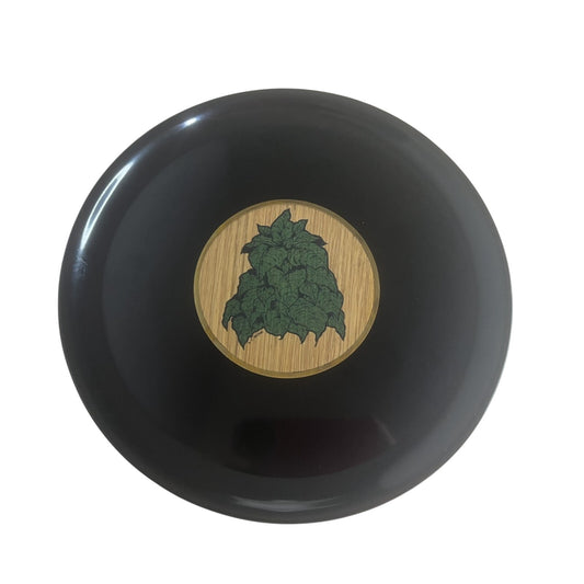 Vintage COUROC Of Monterey Inlaid Herb Round Serving Tray