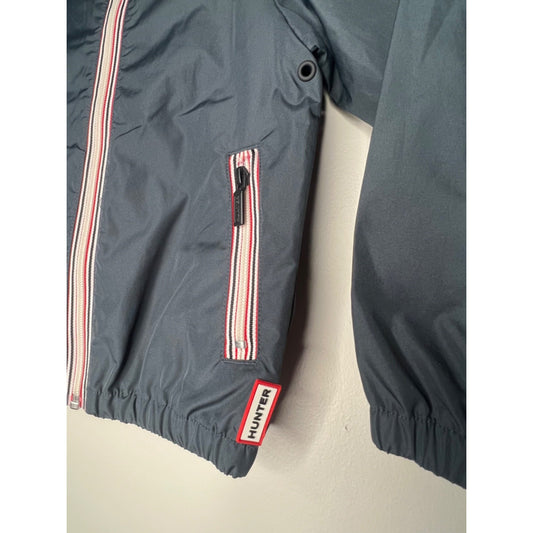 Hunter Kids Boys Girls Original Shell Hooded Softshell Jacket 5-6 Navy MSRP$85