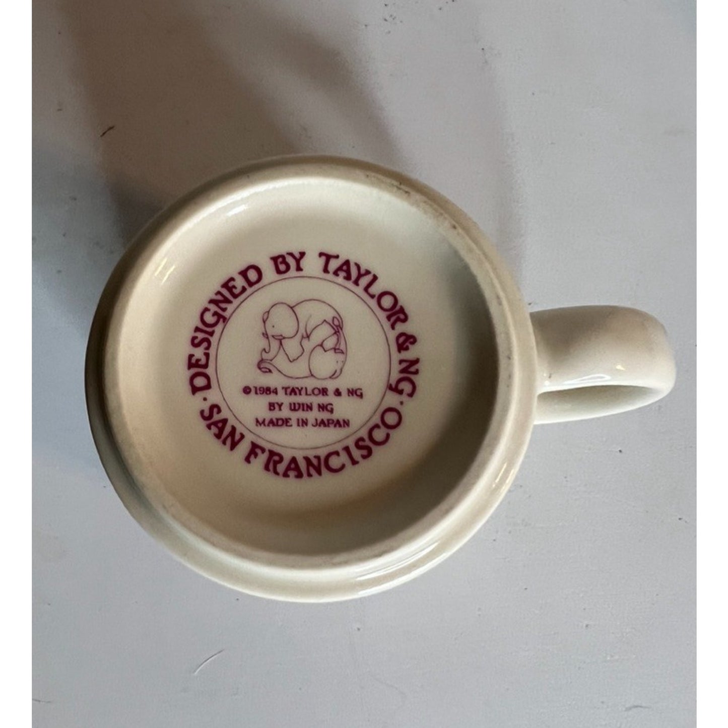 Vintage Coffee Mug Taylor & NG Elephant Orgy Japan Naughty Risque Too Funny
