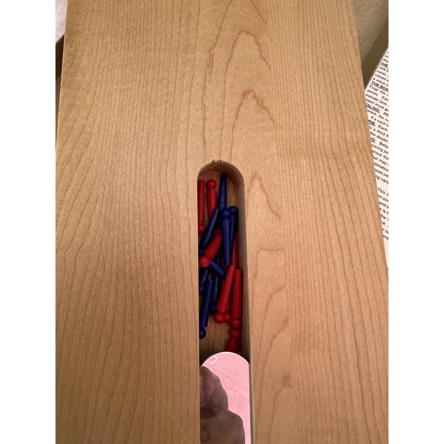 Drueke Scoremaster 1956 CRIBBAGE BOARD No 1150, Mint Exc Condition 100% Comp