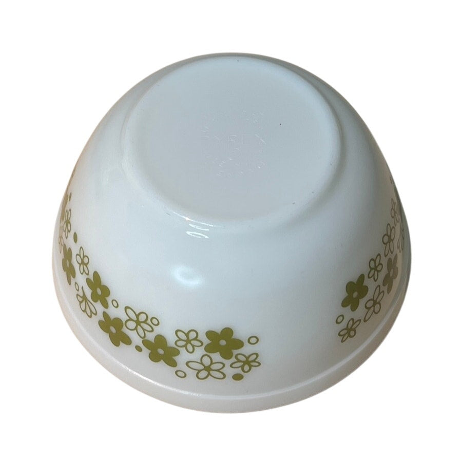 Vintage Pyrex 402 1.5 Quart Spring Blossom Nesting Mixing Bowl Crazy Daisy