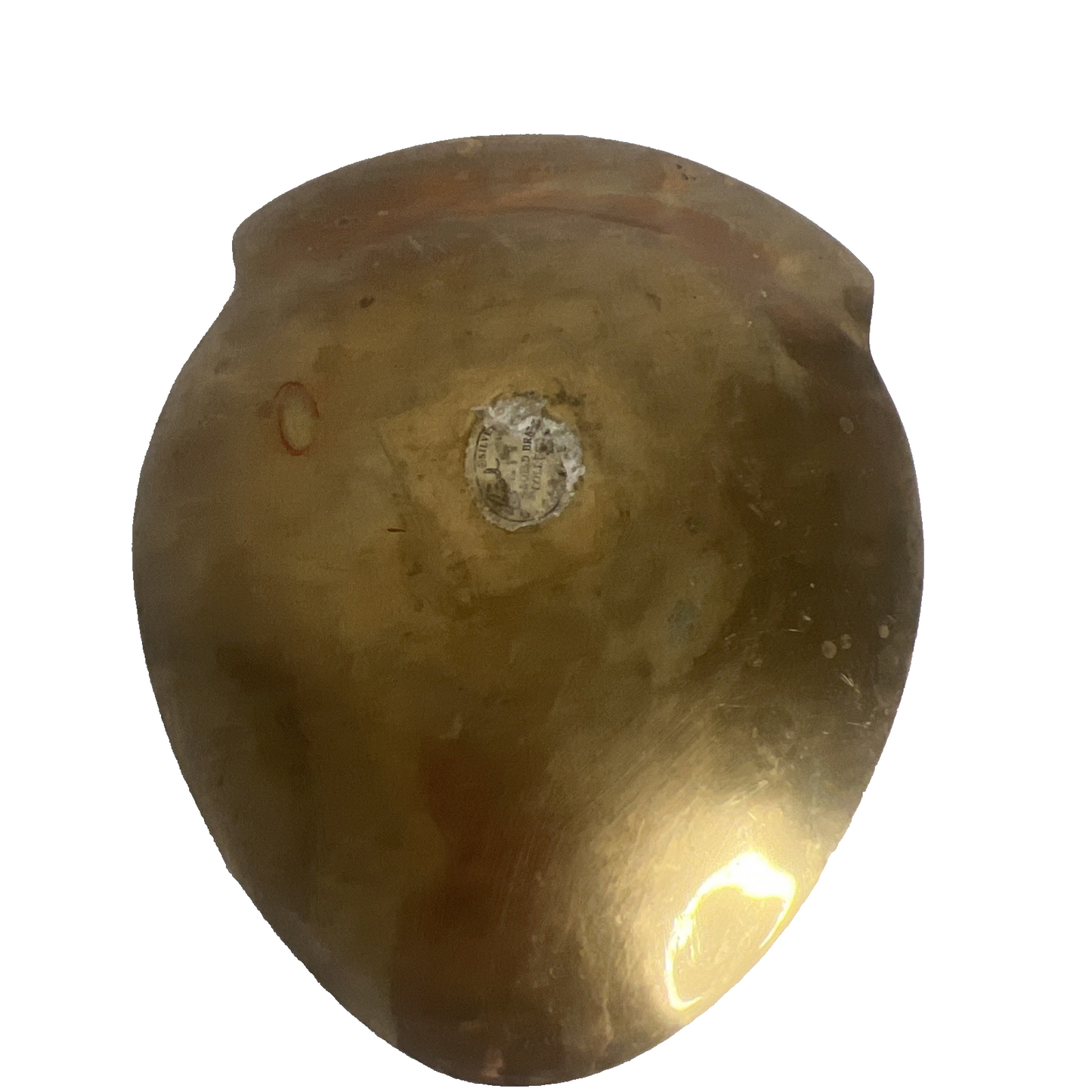 Vintage Solid Brass "Pocket Change" Dish Key Holder Trinket Dish Coin Bowl