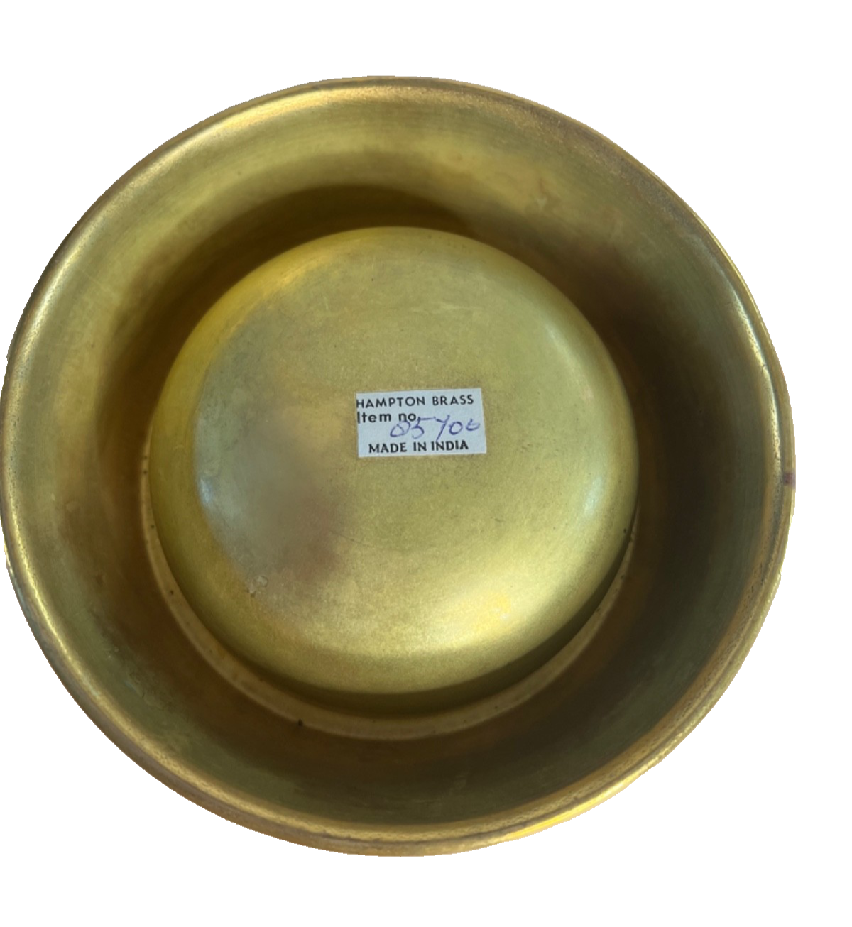 Vintage Hampton Brass Dog or Cat Bowl Dish Gorgeous!!!