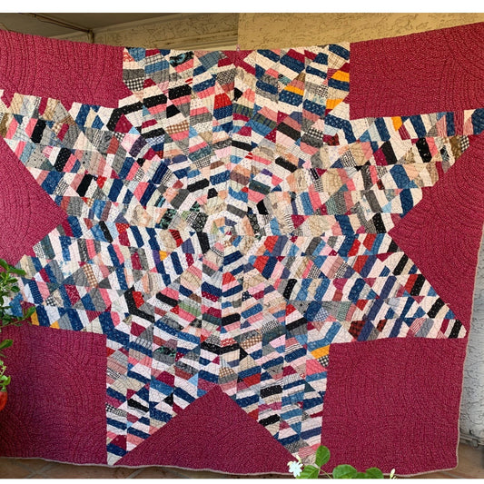 Antique 1910 Lone Star String Civil War Era Patriotic Beauty