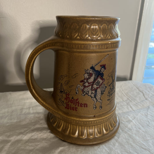 Large McCoy Pottery 6042 Advertising Beer Stein Holsten (Holften) Bier
