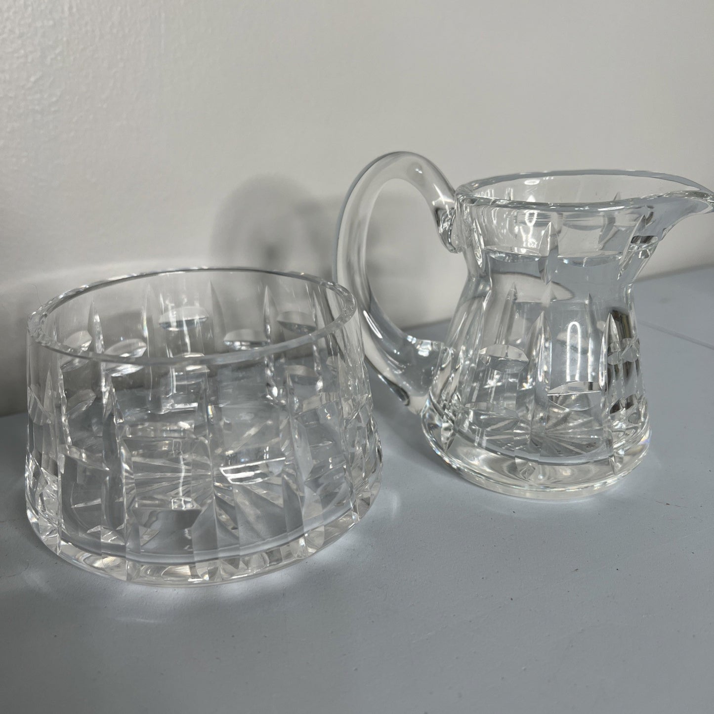 Waterford Crystal Tralee Creamer & Sugar