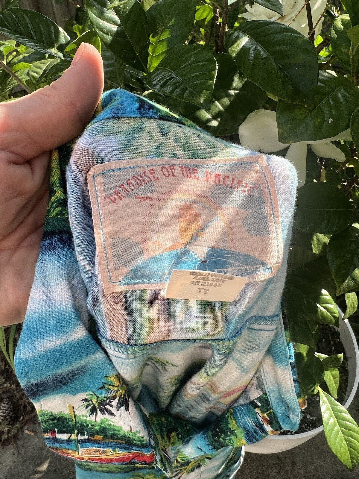 Vtg Men's M Paradise of the Pacific Hawaiian Button Up Aloha Shirt USA Made