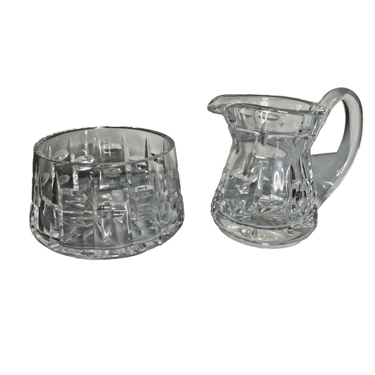 Waterford Crystal Tralee Creamer & Sugar