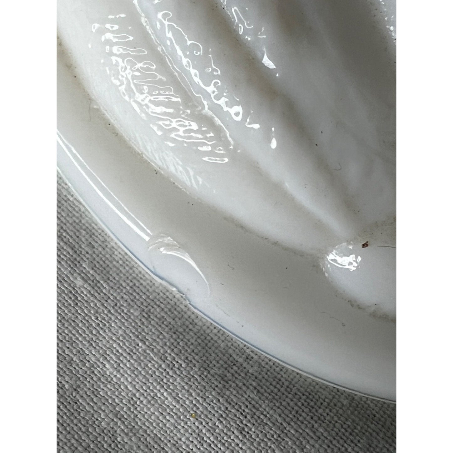 Vintage Westmoreland Milk Glass Hen on Nest Covered Dish 5"
