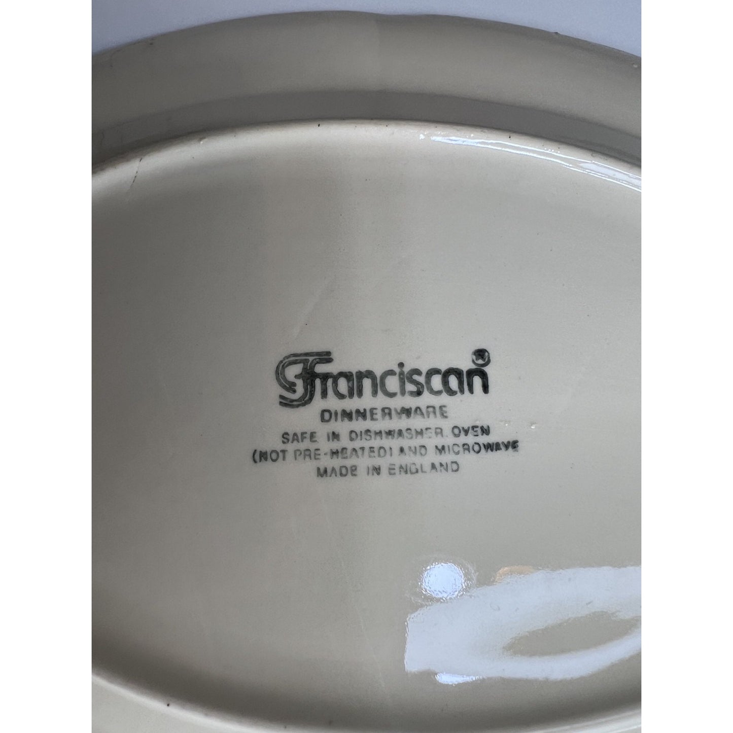 Franciscan Apple 14" Oval Serving Platter Plate Vintage Made in England