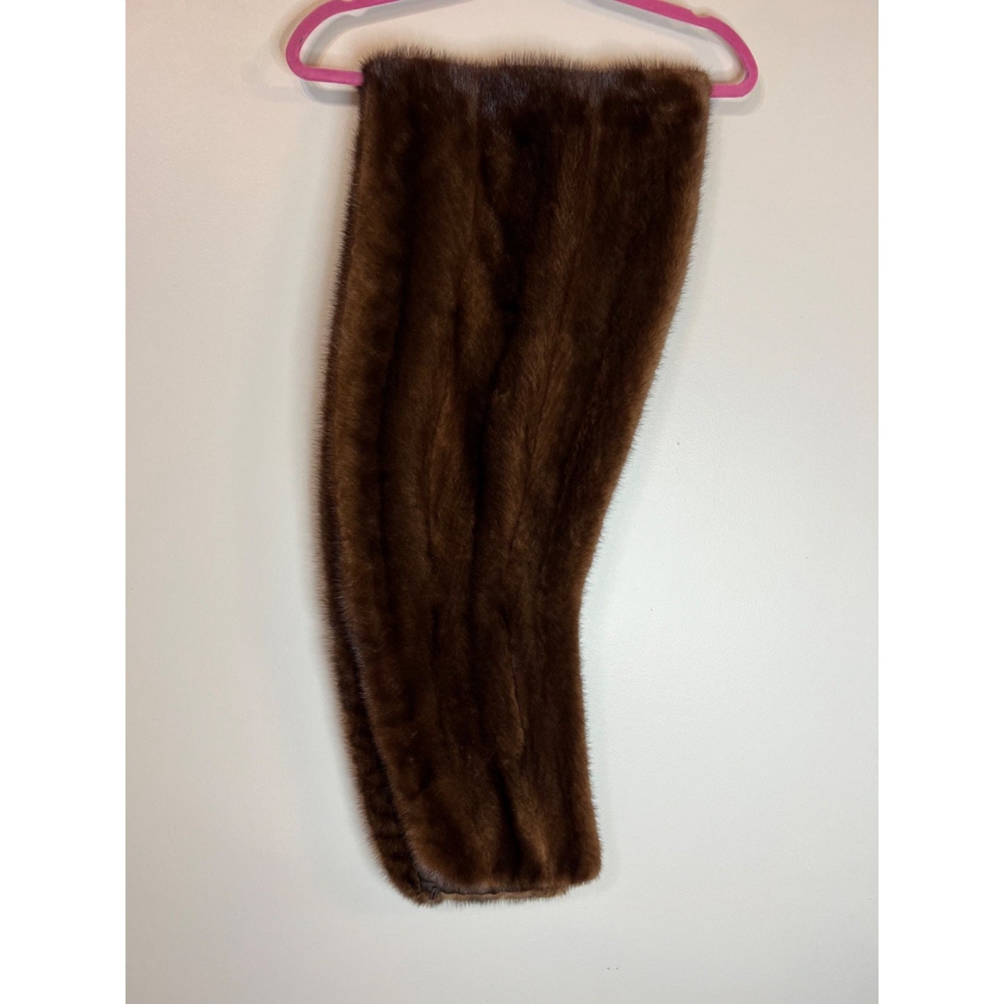 Glamorous Vintage 1950’s Genuine Canadian Mink Fur Scarf Stole with clips