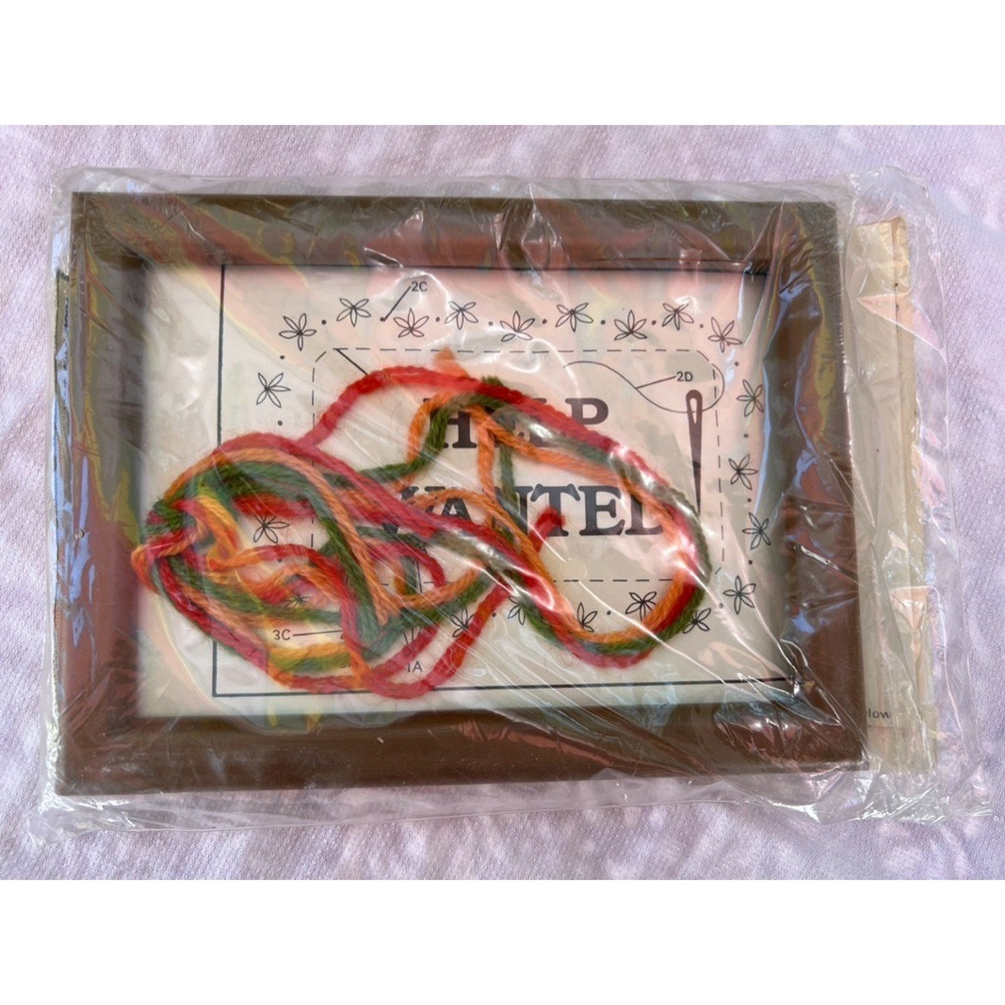 Vintage Creative Circle Cross Stitch Kit #7088 Help Wanted Rochelle Groonis 5x7"