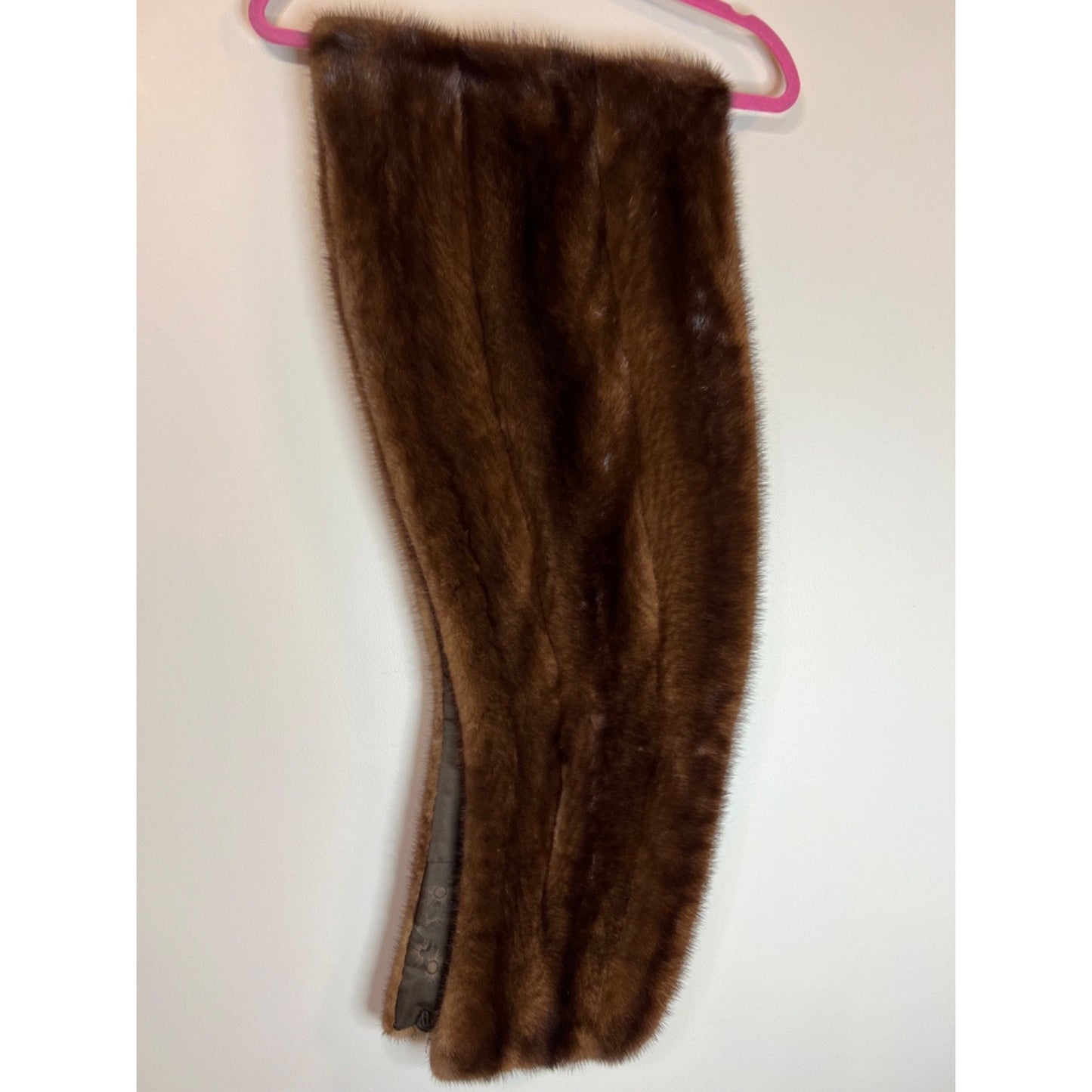 Glamorous Vintage 1950’s Genuine Canadian Mink Fur Scarf Stole with clips