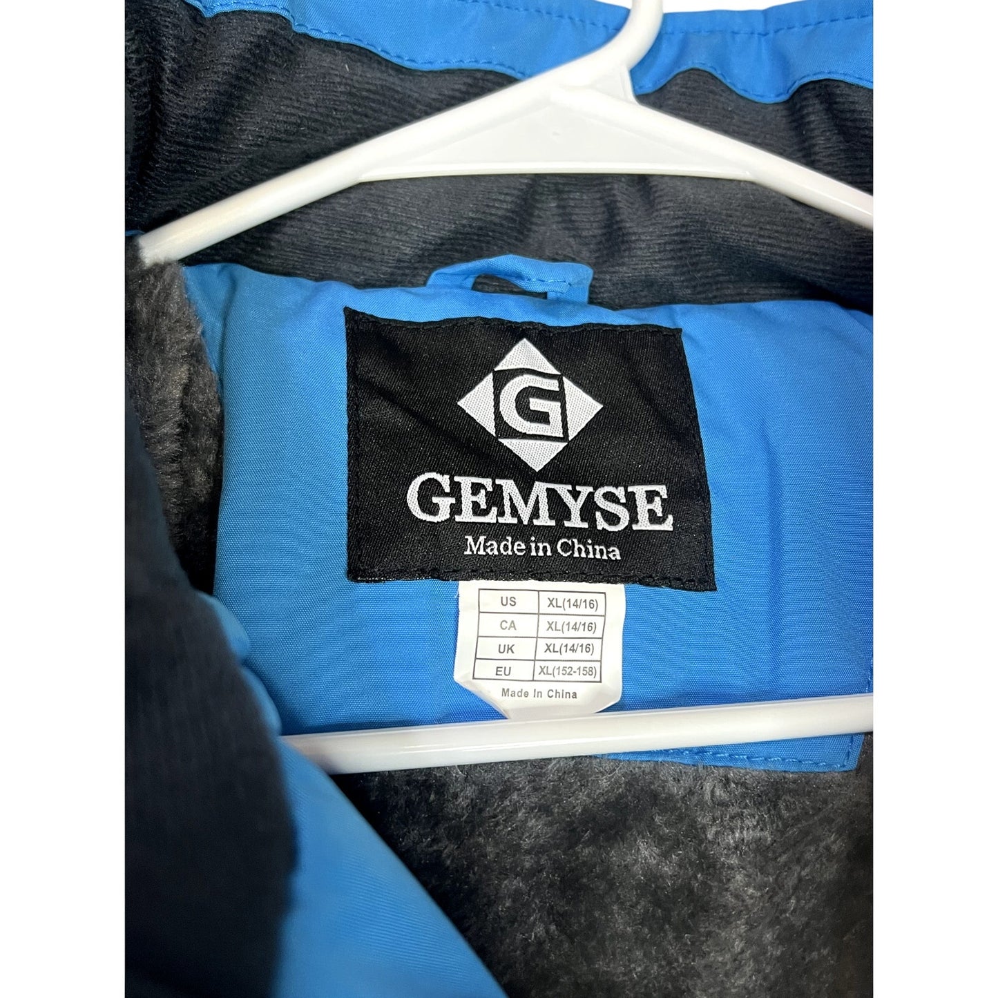 GEMYSE Focus On Ski Coat NWT Waterproof Hooded Snowboard XL 14/16