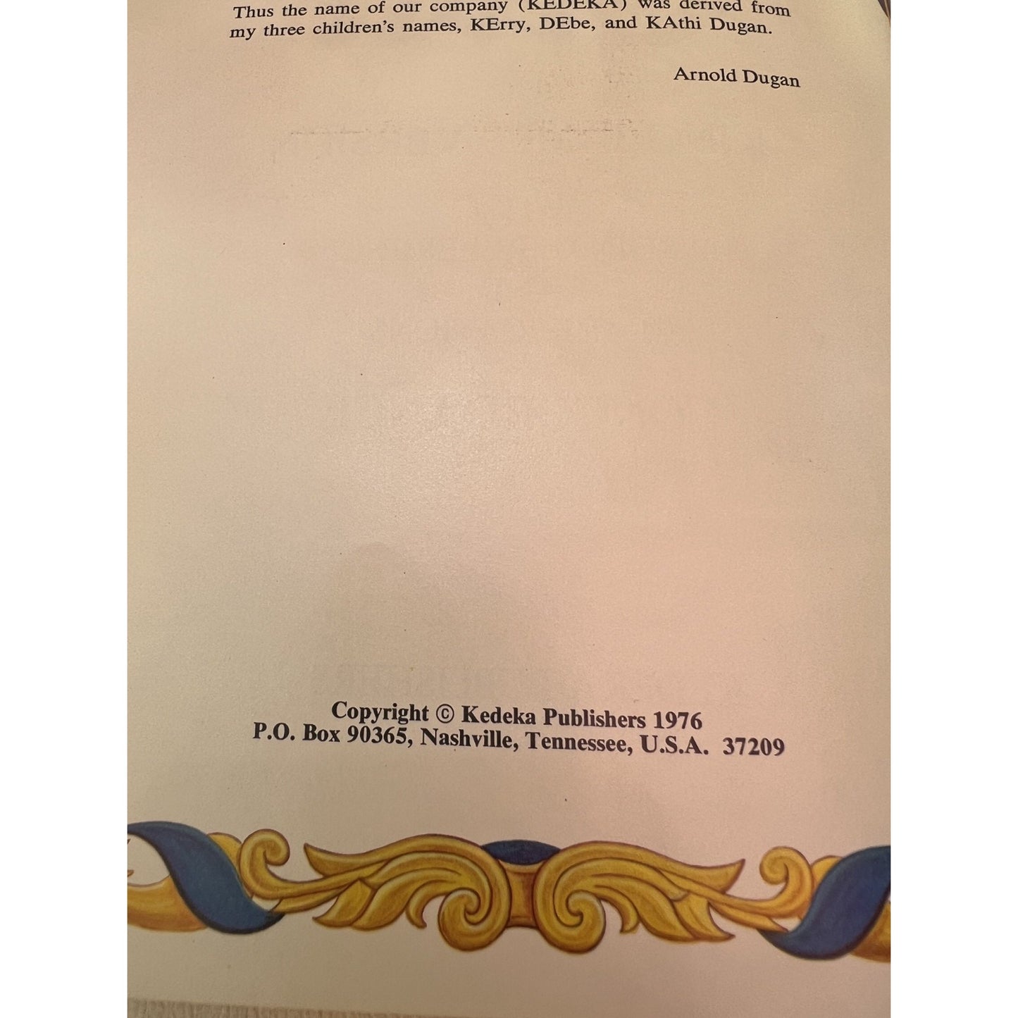 The Holy Bible King King James Version Kedeka Publishers 1976 HC