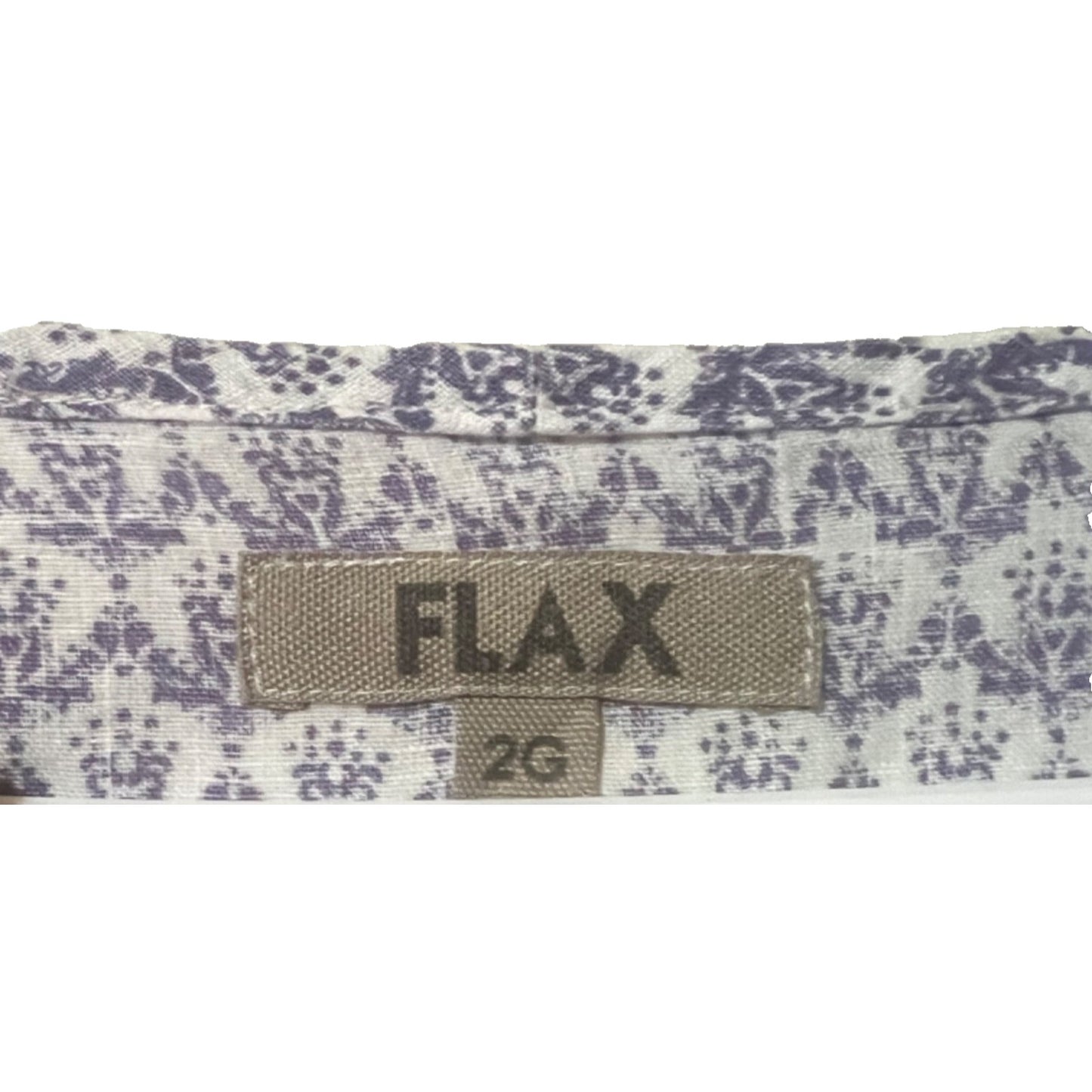 2XL Flax 100% Linen Women's Tunic Dress Large Purple Langenlook Beachy Coastal