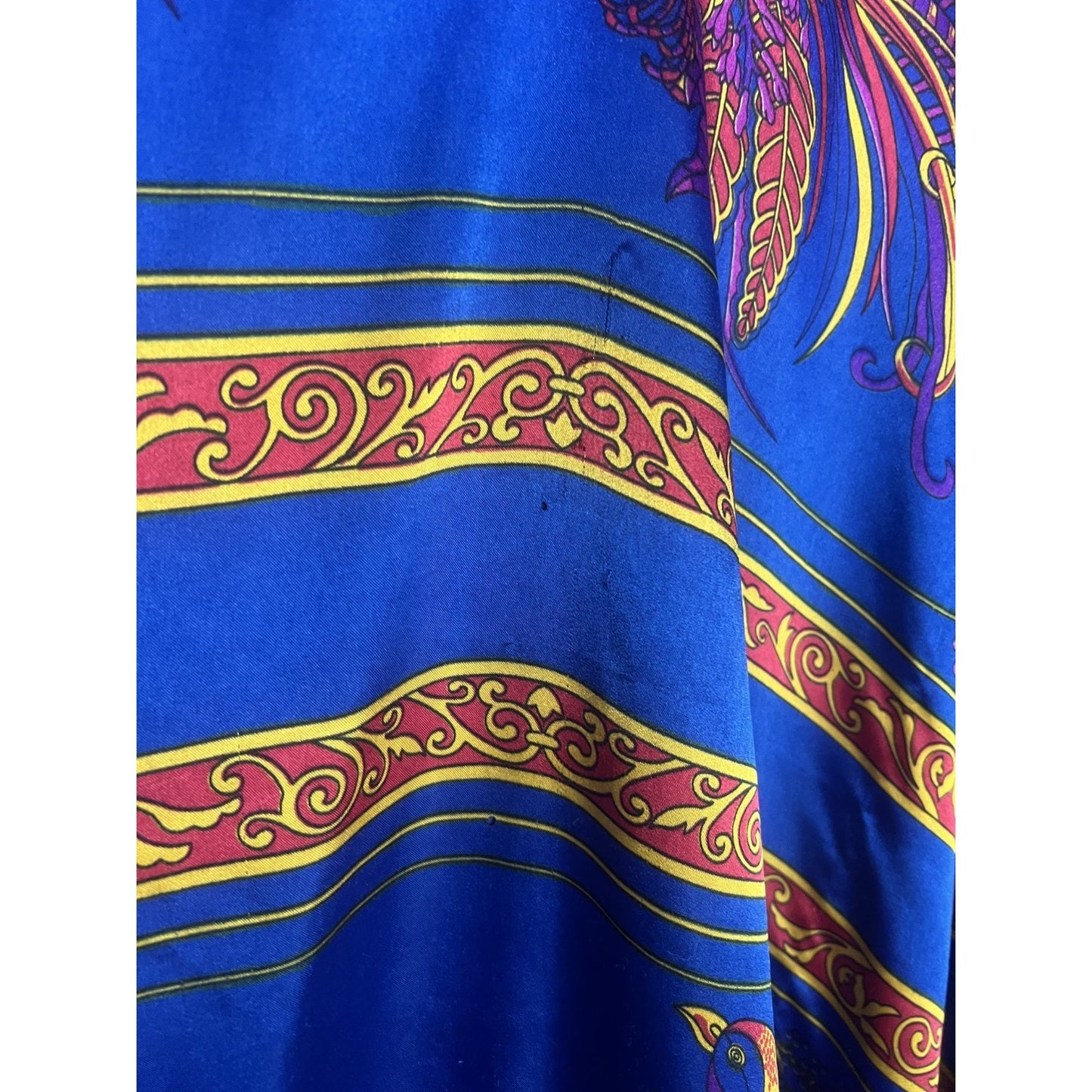 Vintage Winlar Kaftan Mu Mu Bold Print Mrs. Roper House Dress Shift Cover Up