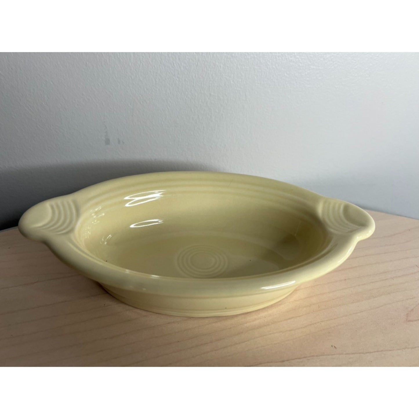 Fiesta Butter Yellow Individual Casserole Dish HLC