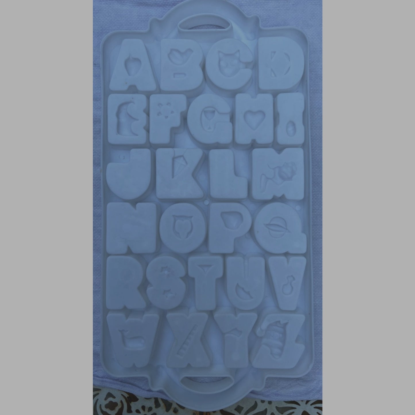 Easy as ABC Gelatin Mold New Sealed Giftco Inc Alphabet Letters Dishwasher Safe