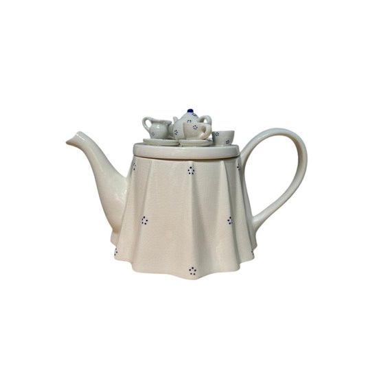 1987 England Sunshine Ceramics Paul Cardew Tea For Two Teapot Vintage