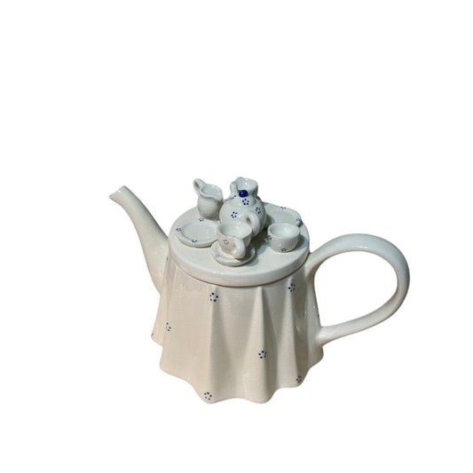 1987 England Sunshine Ceramics Paul Cardew Tea For Two Teapot Vintage