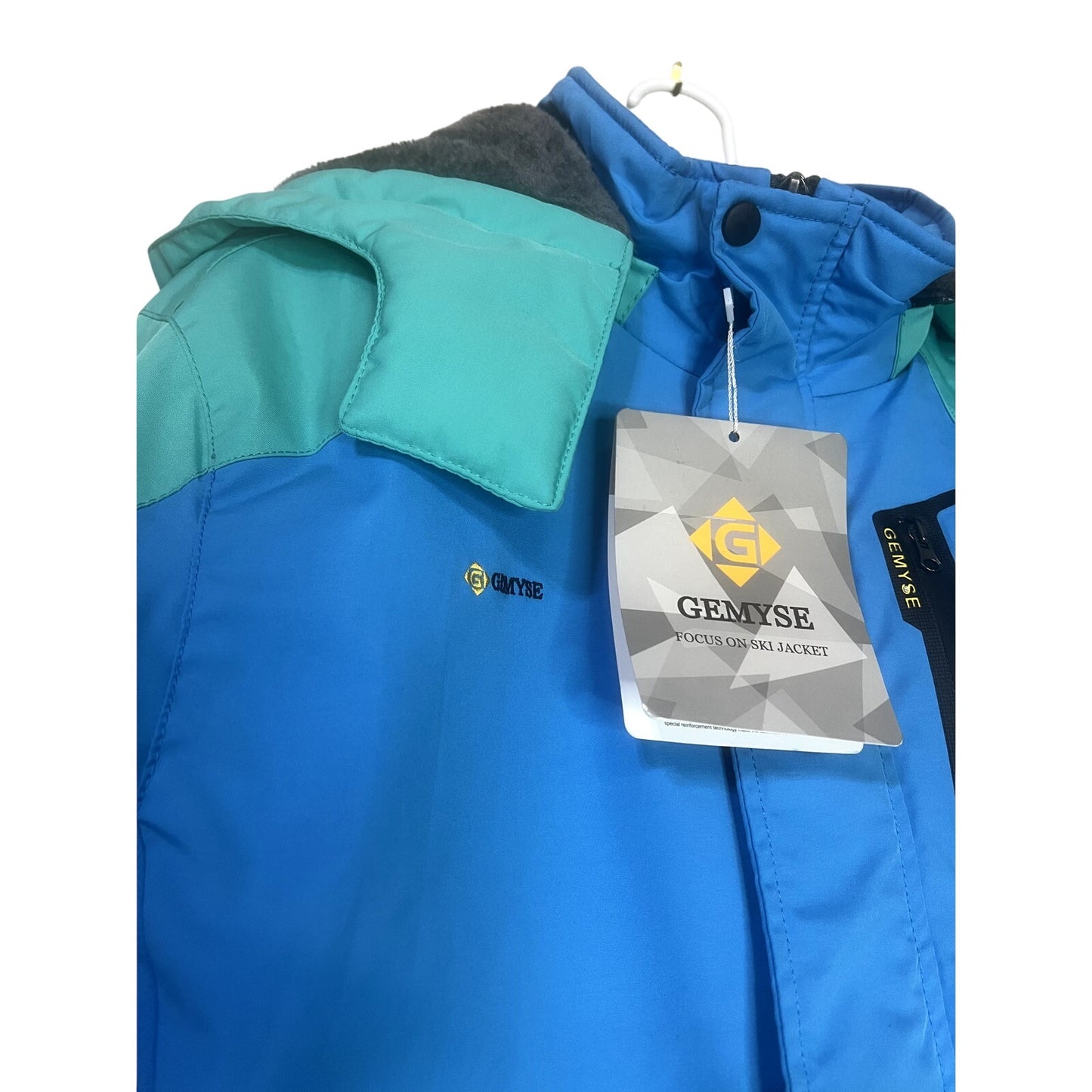 GEMYSE Focus On Ski Coat NWT Waterproof Hooded Snowboard XL 14/16