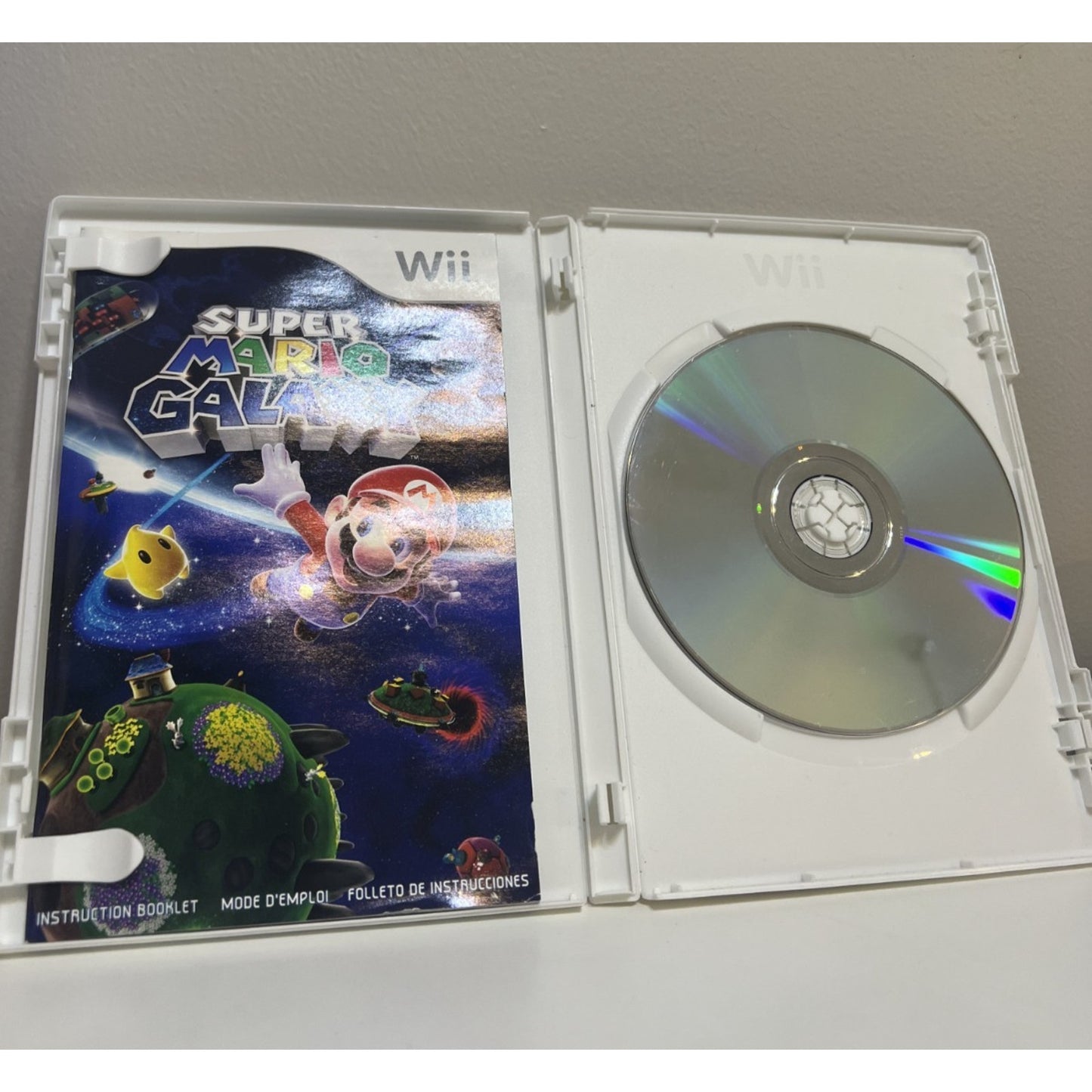 Super Mario Galaxy (Nintendo Wii, 2007) WITH MANUAL. Tested!