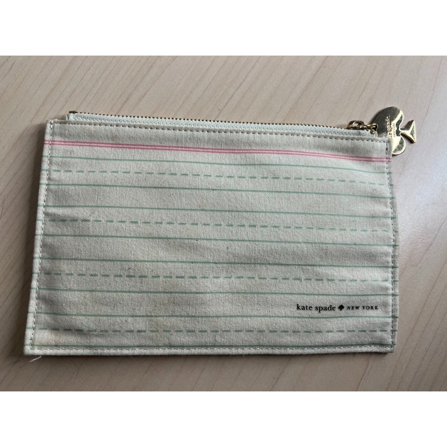 NEW Vintage Kate Spade Pencil Case + Matching Writing Tools School Supplies Set