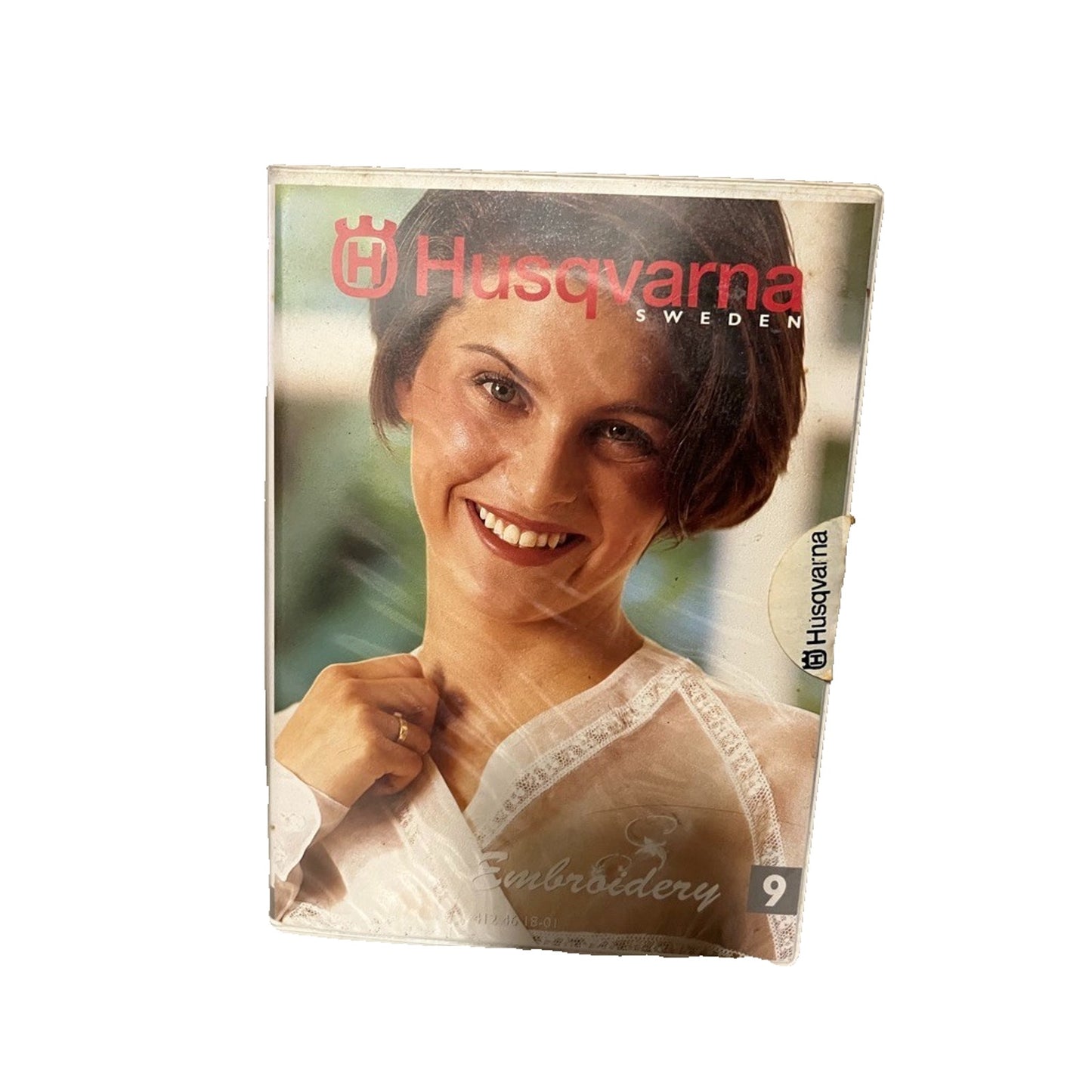 Husqvarna Viking Embroidery Card Programable Heirloom Alphabet #9