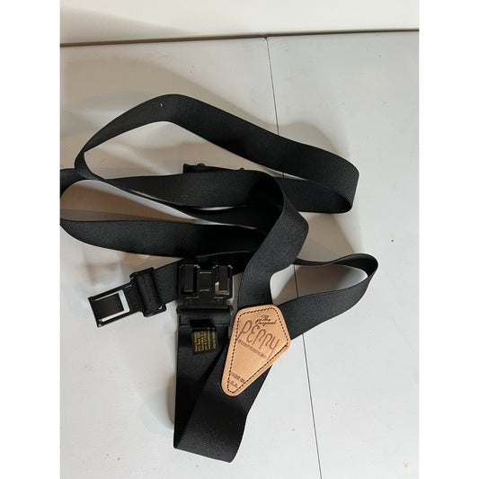 Perry Suspenders Mens Black Heavy Duty No Slip Clip Made in USA Adjustable