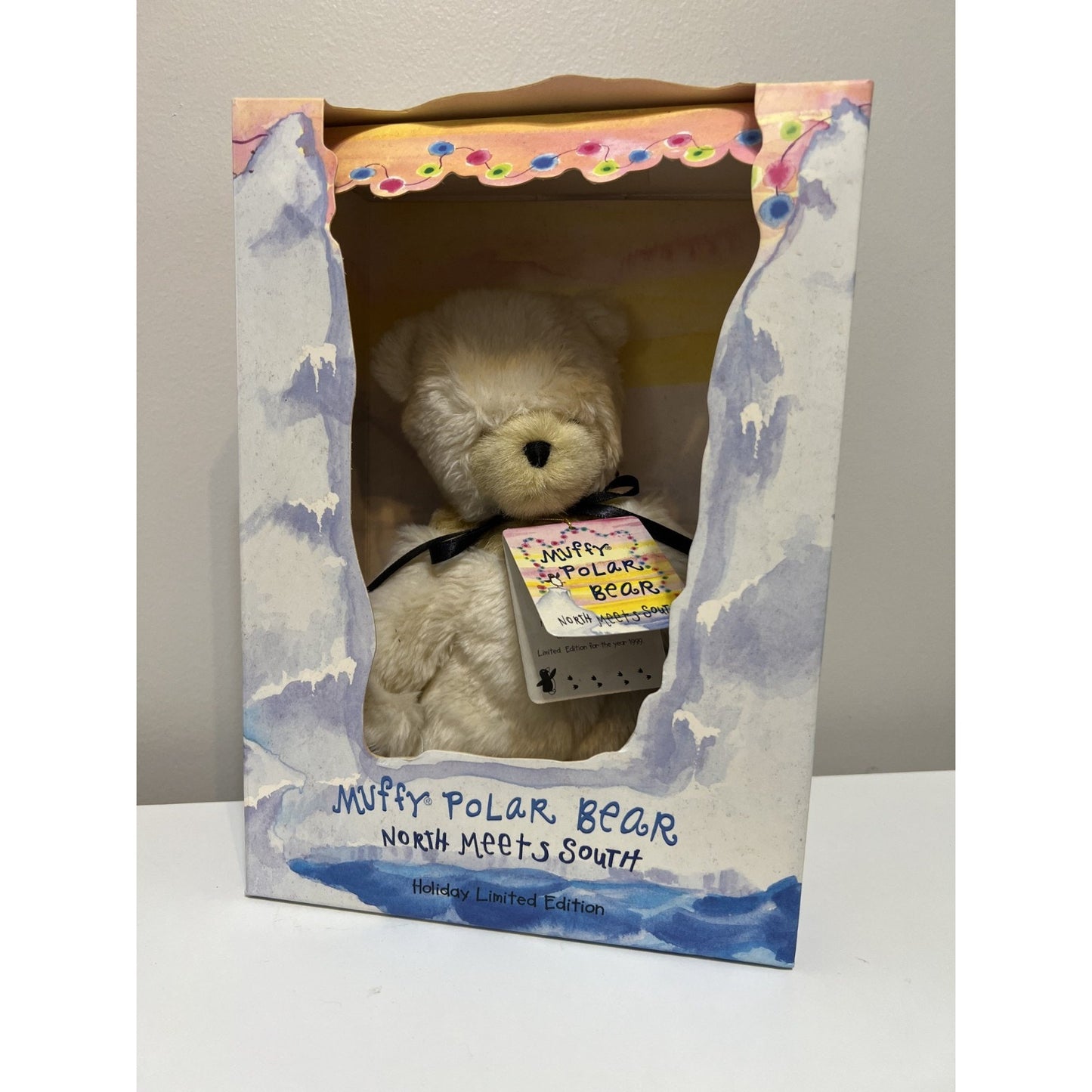 North American Bear Co. 1999 Muffy Vanderbear "POLAR BEAR" MIB Holiday Ltd. Ed.