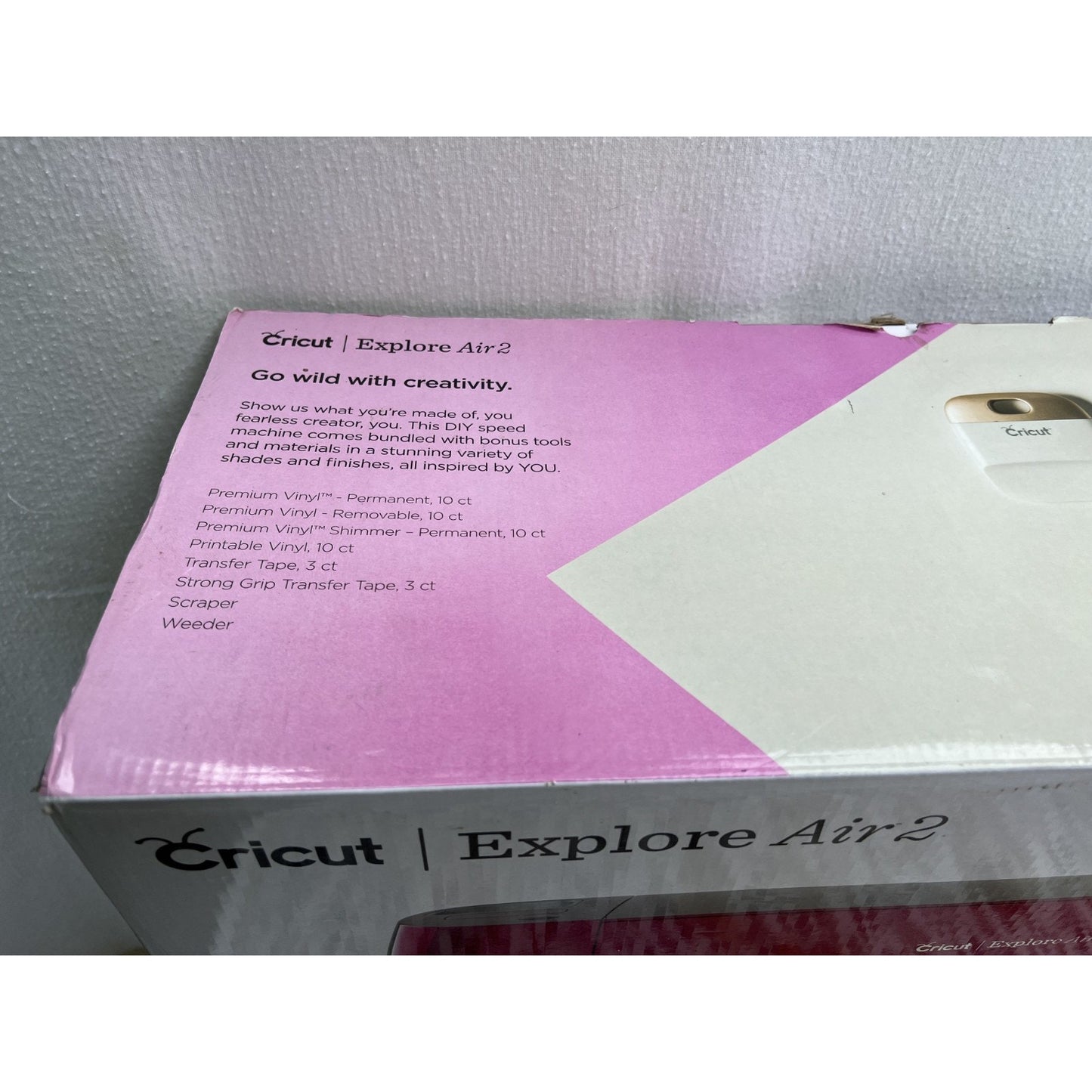 Cricut CXPL202 Explore Air 2 DYI Cutting Machine PINK