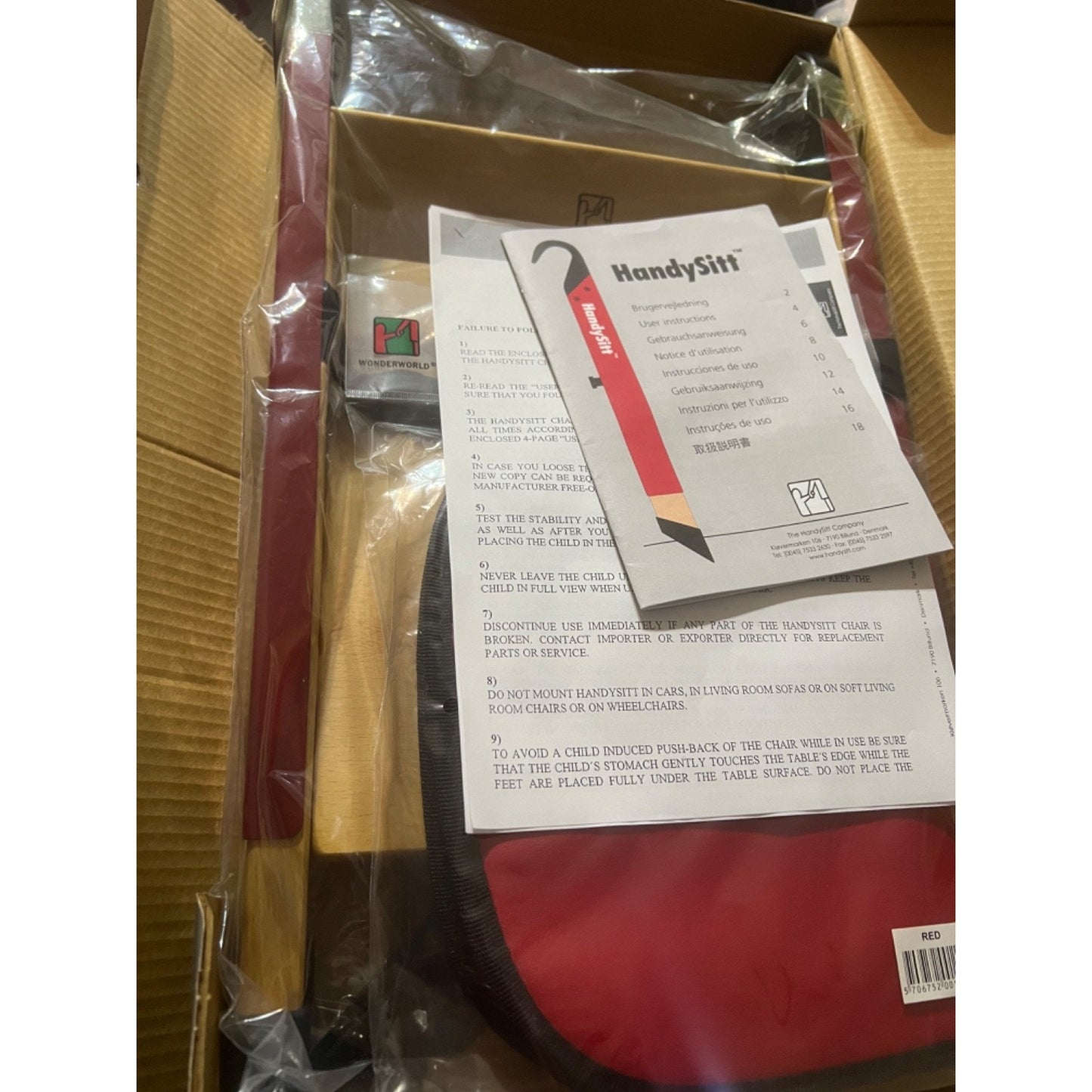 NEW Rare Stokke HandySitt Toddler Chair Booster Seat Convertible 7 month 5 years