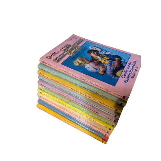 Vintage Babysitters Club Set of 11 Books 2 3 4 5 6 7 8 10 11 12 13
