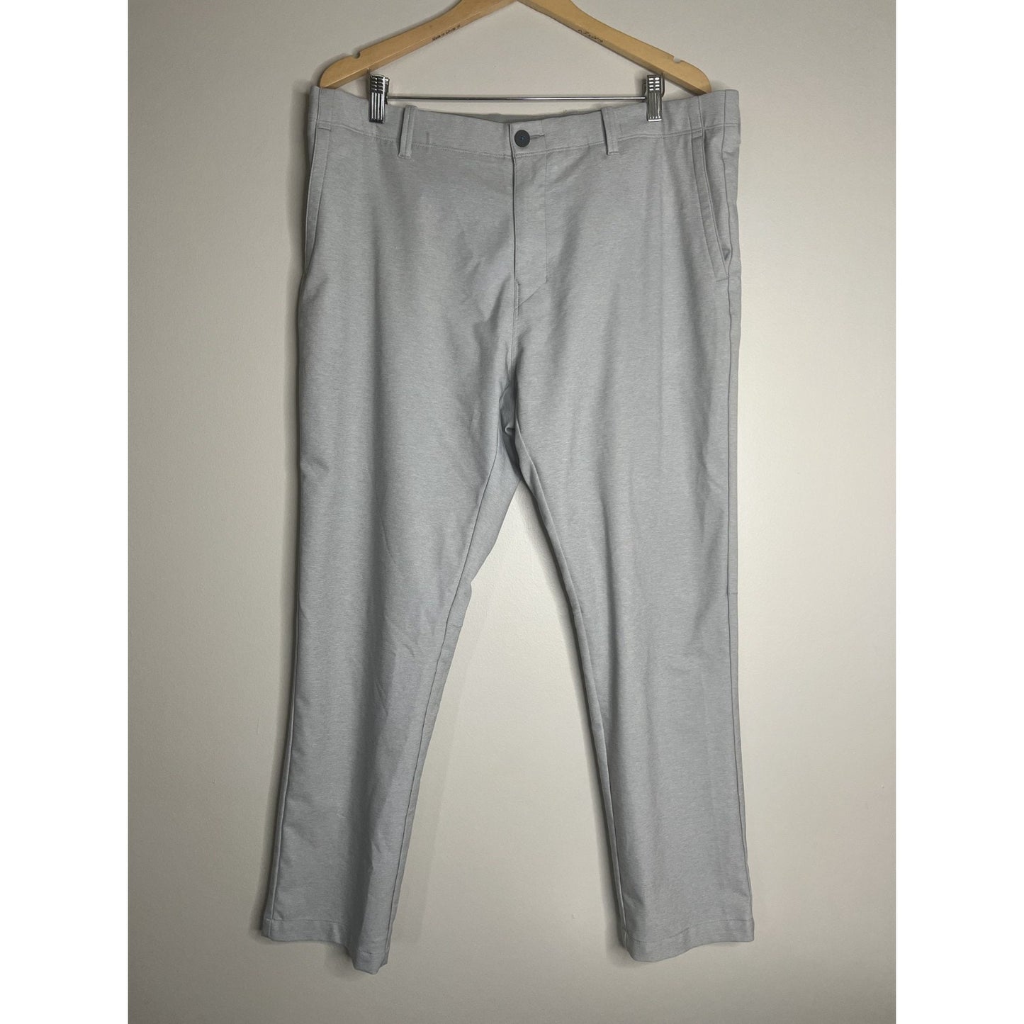 Tommy Bahama On Par Flat Front Pants Mens 38x30 Gray Performance Golf Stretch