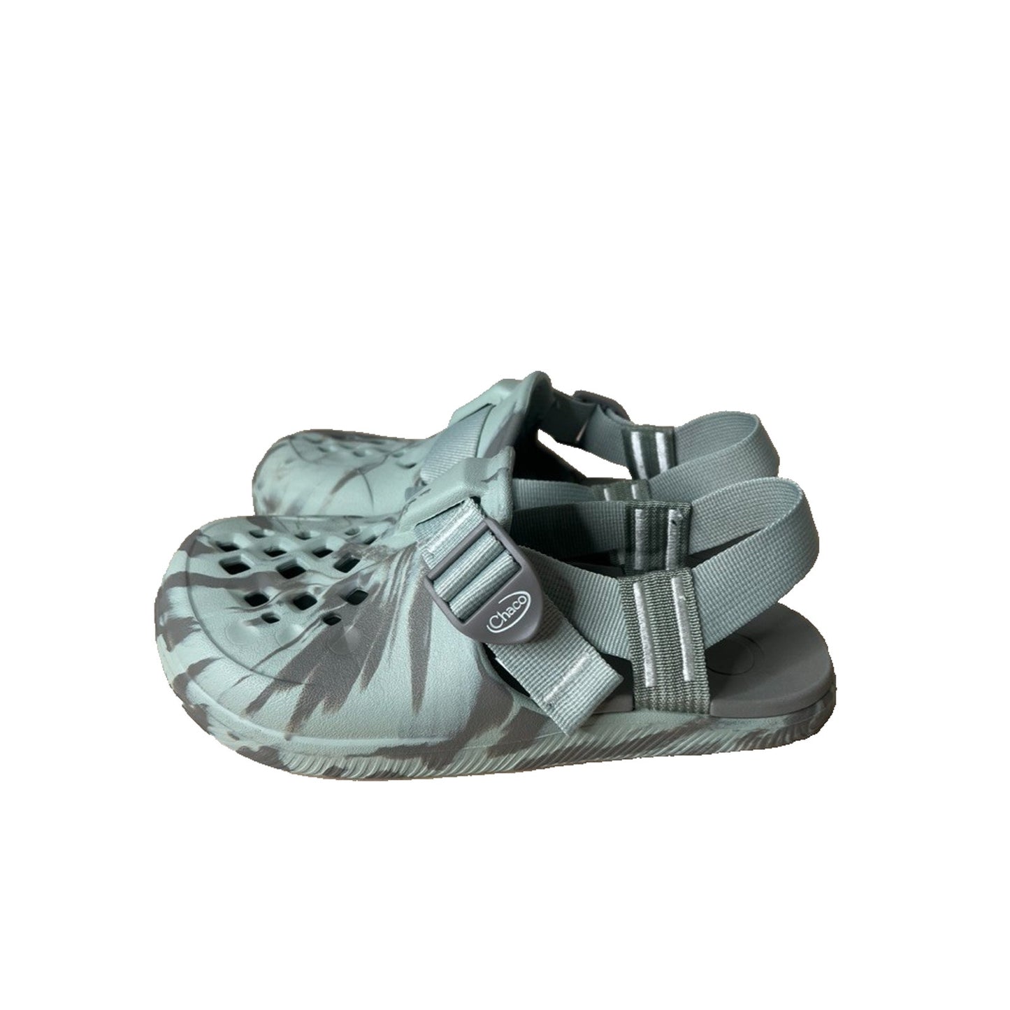 Chaco Chillos Clog Size US 7 M EU 38 Women's Closed Toe Sandals Green Mist