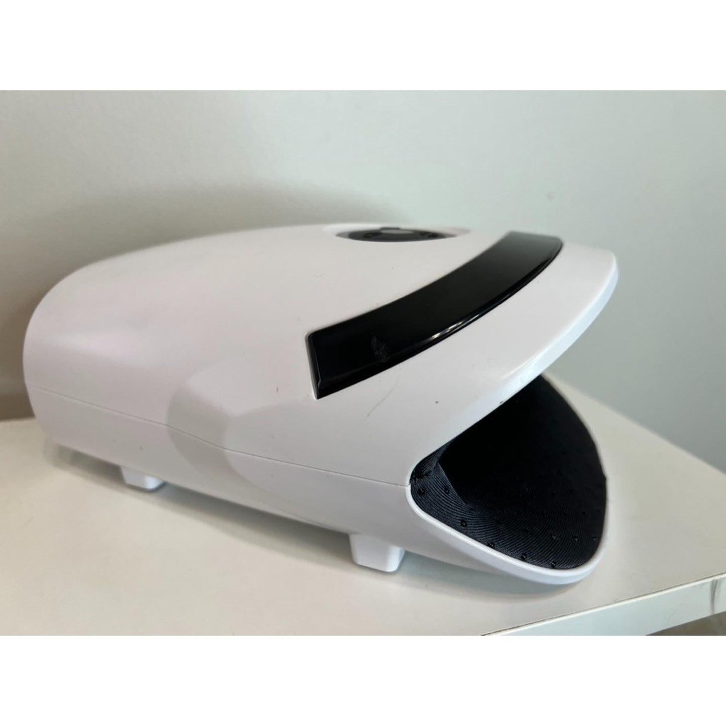 Cordless Electric Smart Hand Massager With Heat And Compression - White