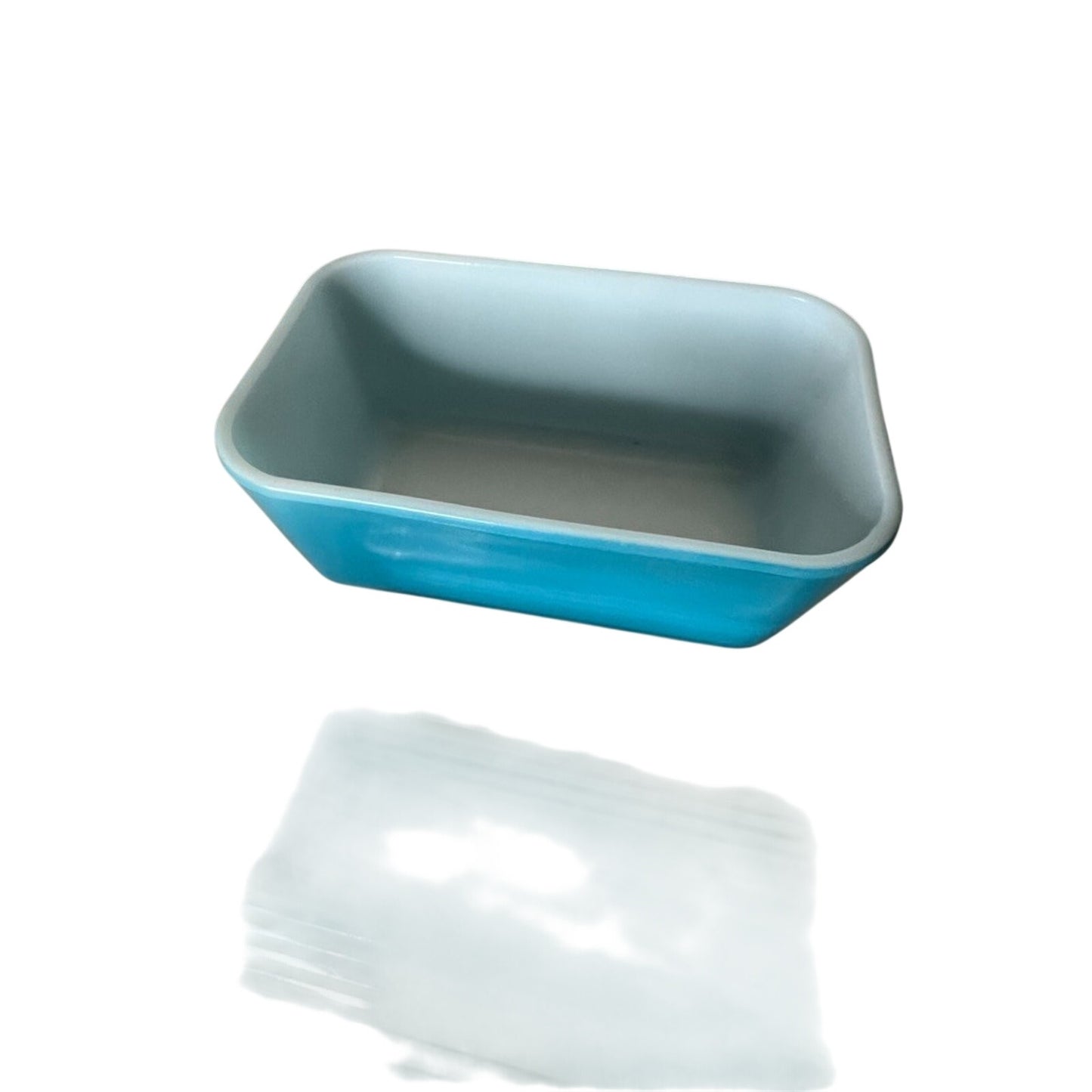 Vintage 1940-1950 Pyrex Blue Refrigerator Dish 502-B