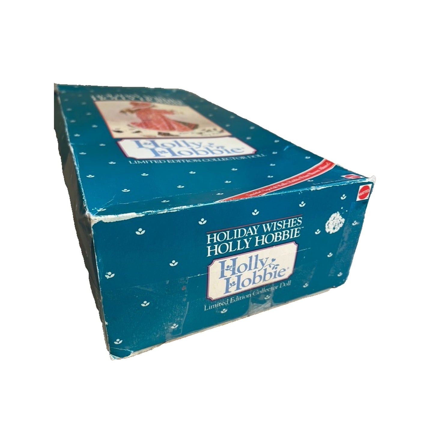 Holiday Holly Hobbie Doll Christmas Red Dress 14 1/2" 1990 Print NIB 5406 VTG