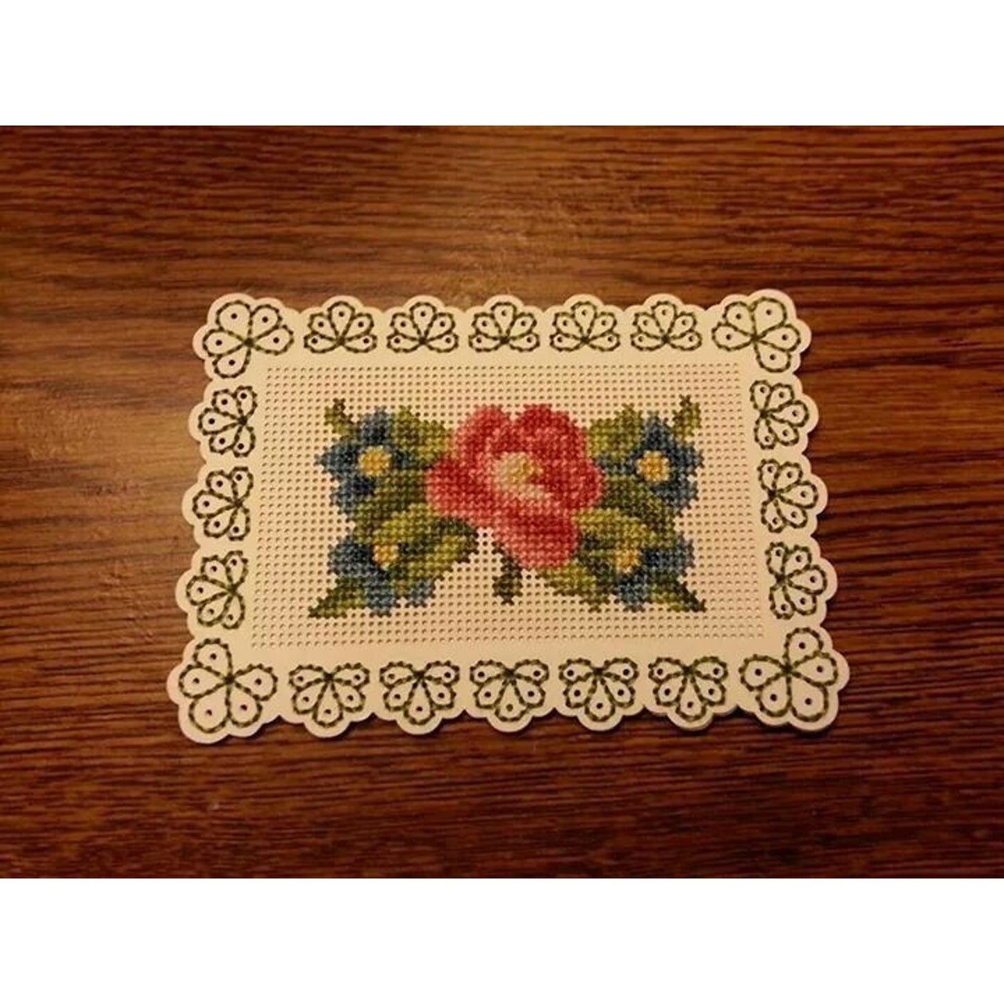 RARE & HTF NOS Tokens & Trifles Cross Stitch Perforated Sewing Card