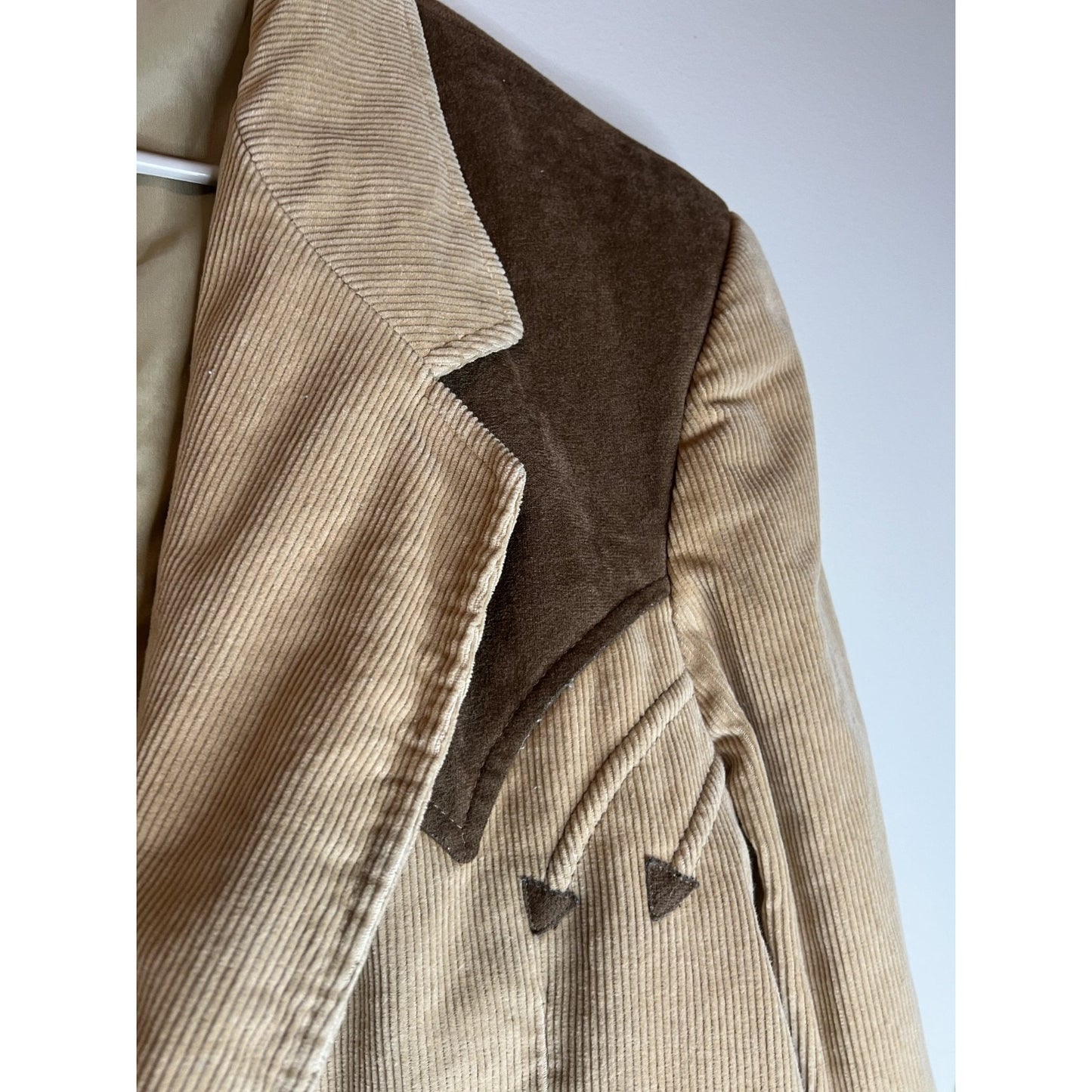 Mens Pioneer Wear Jacket Mens Western Blazer Cowboy Sport Coat Vtg Corduroy USA