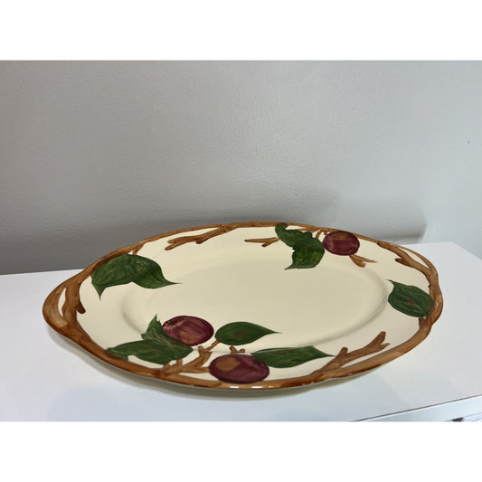 Franciscan Apple 14" Oval Serving Platter Plate Vintage Made in England